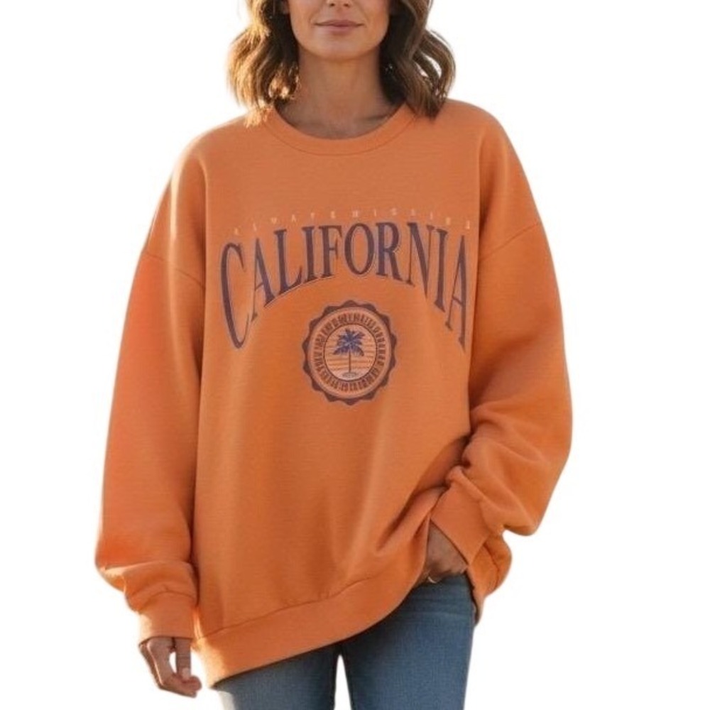 Pull & Bear Pacific Republic Oversized California Sweatshirt